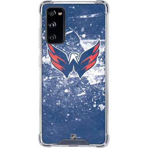 NHL Washington Capitals Frozen Galaxy S20 FE Clear Case